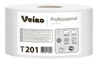 Туалетная бумага 1сл., Veiro Professional Comfort, белая,D160мм.,без перф., 12рул.х200 T201 Туалетная бумага 1сл., Veiro Professional Comfort, белая,D160мм.,без перф., 12рул.х200 T201